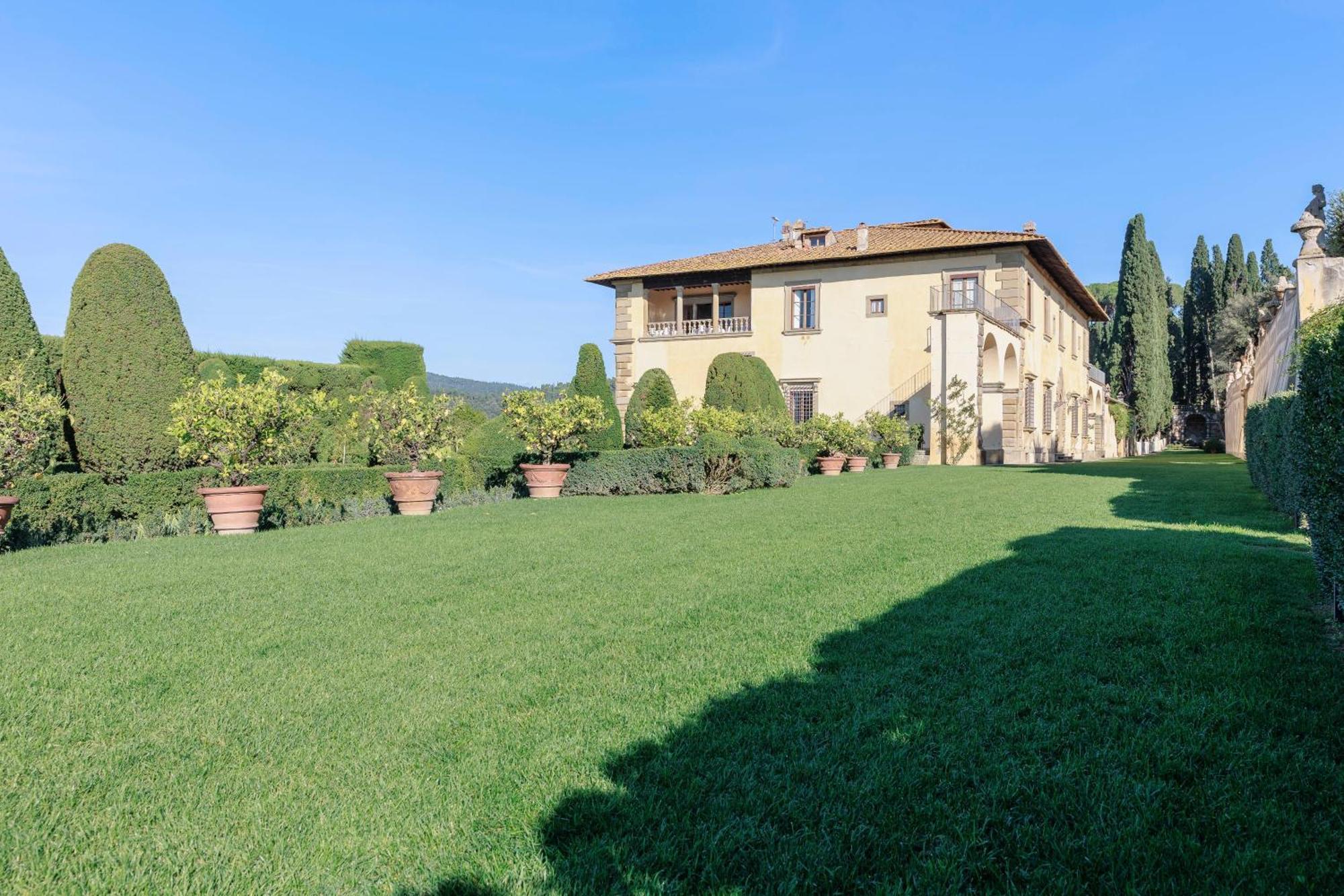 Villa Gamberaia Settignano ภายนอก รูปภาพ